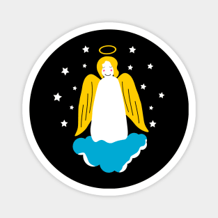 Angel on a cloud Magnet